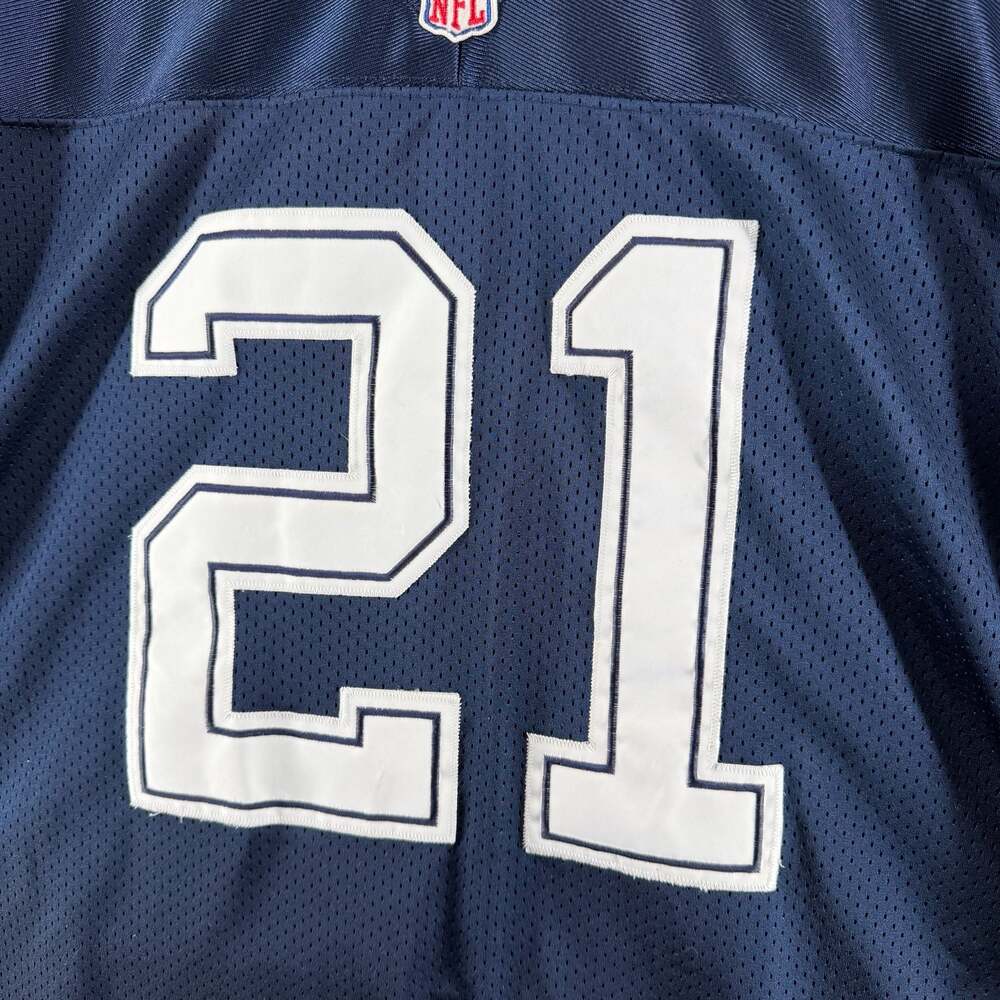 1137 Mitchell & Ness Dallas Cowboys Deion Sanders 1995 Throwback Jersey Size 52 - Picture 4 of 6